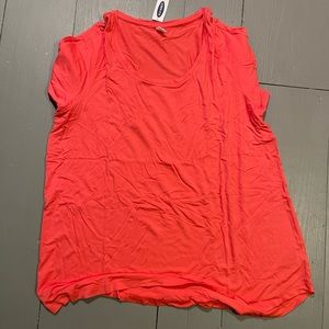 XL Tangerine shirt sleeve tunic Old Navy New With Tags
